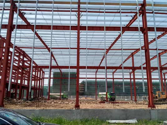 防水農業の産業鋼鉄建物PEBの鉄骨構造のショッピング モール