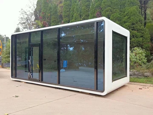 LANGEはフラット パックの容器の家の携帯用拡張できる家13.92m2を投げた
