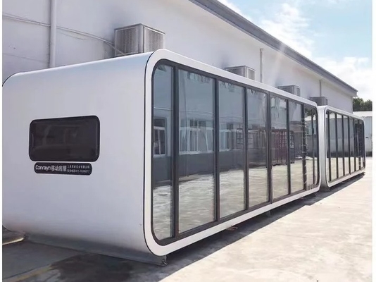 モダンデザイン アウトドア アップルキャビンハウス 20FT 40FTプリファブ ミニハウス