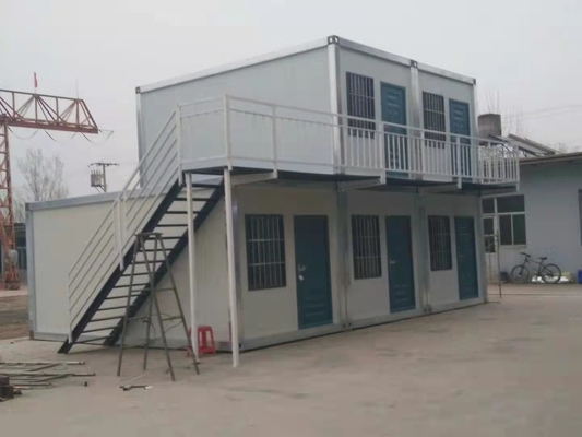 住宅の天候の抵抗のための軽いゲージの鉄骨構造のプレハブの家のプレハブの別荘