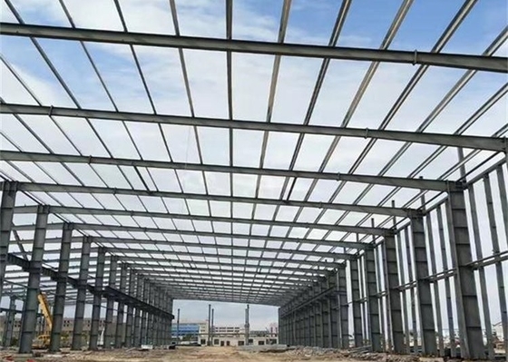 反地震鉄骨構造の研修会Q345B Q235Bのプレハブの金属の倉庫の建物