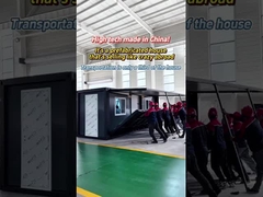 20フィート灰色彫刻板の拡張コンテナハウス